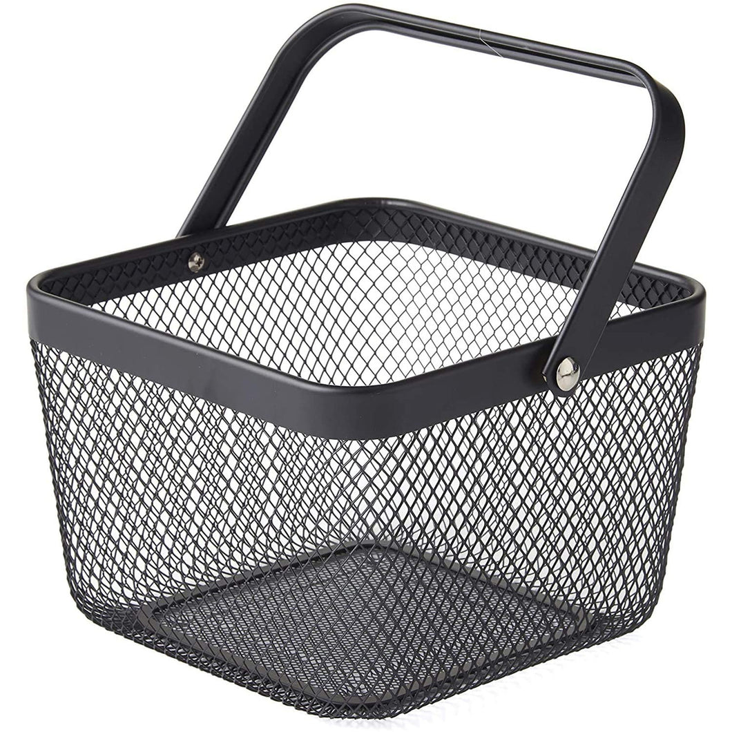 Basket with Folding Handles
