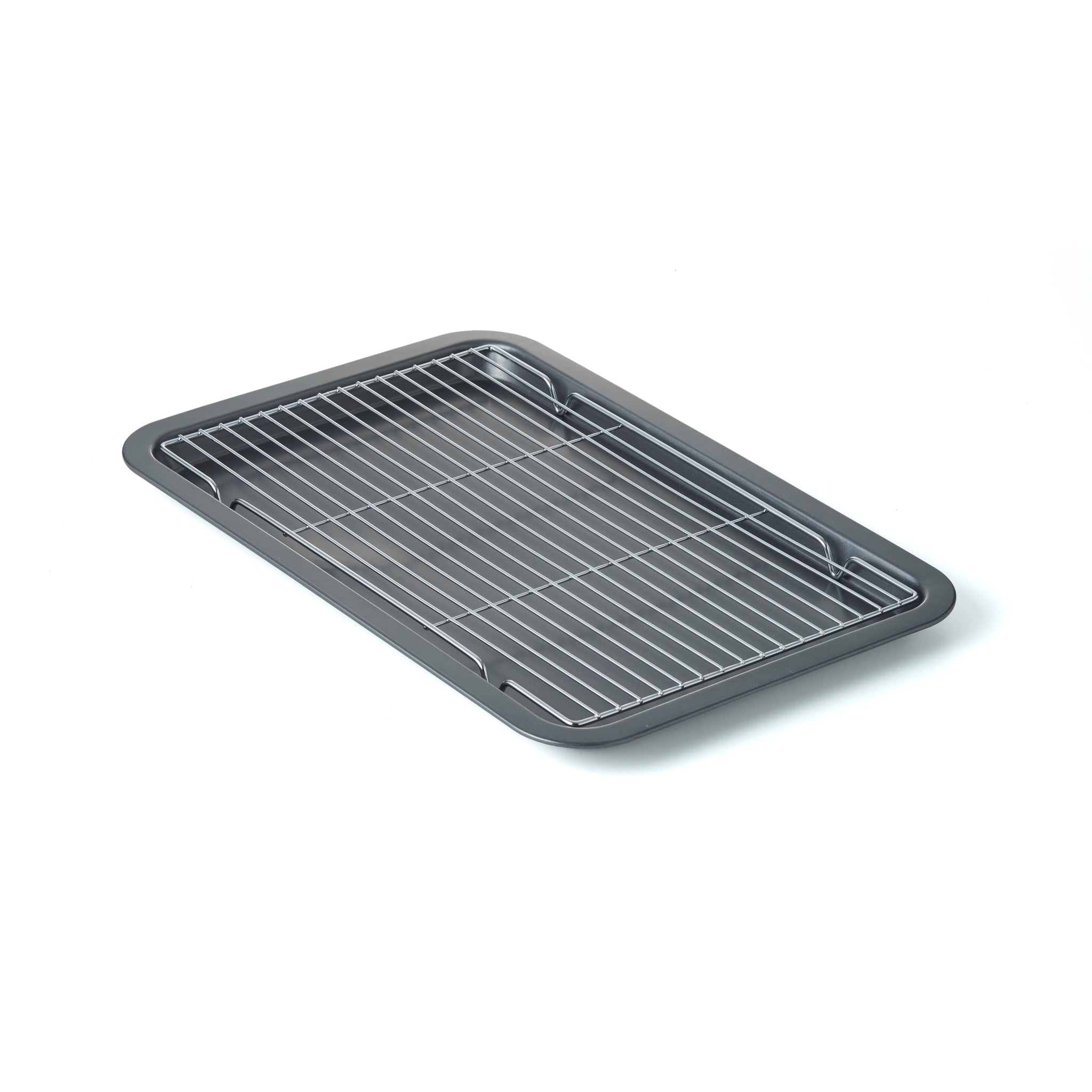 All in 1 Oven Crisper Baking Pan and Cooling Rack – Nifty Home