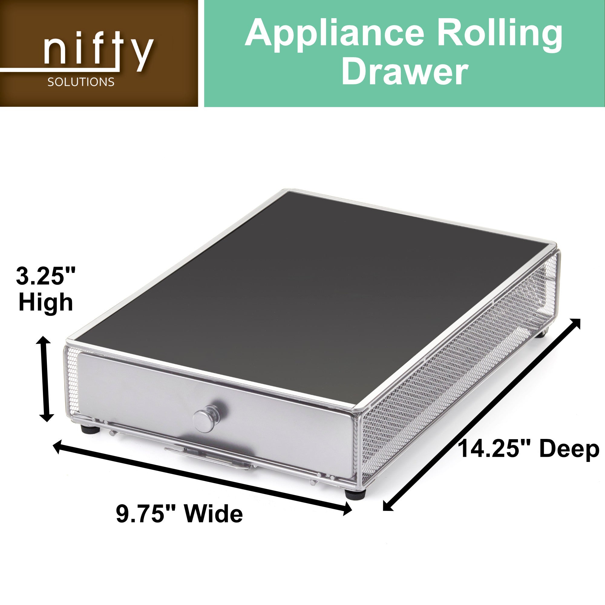 Rolling Appliance Drawer – Nifty Home Products